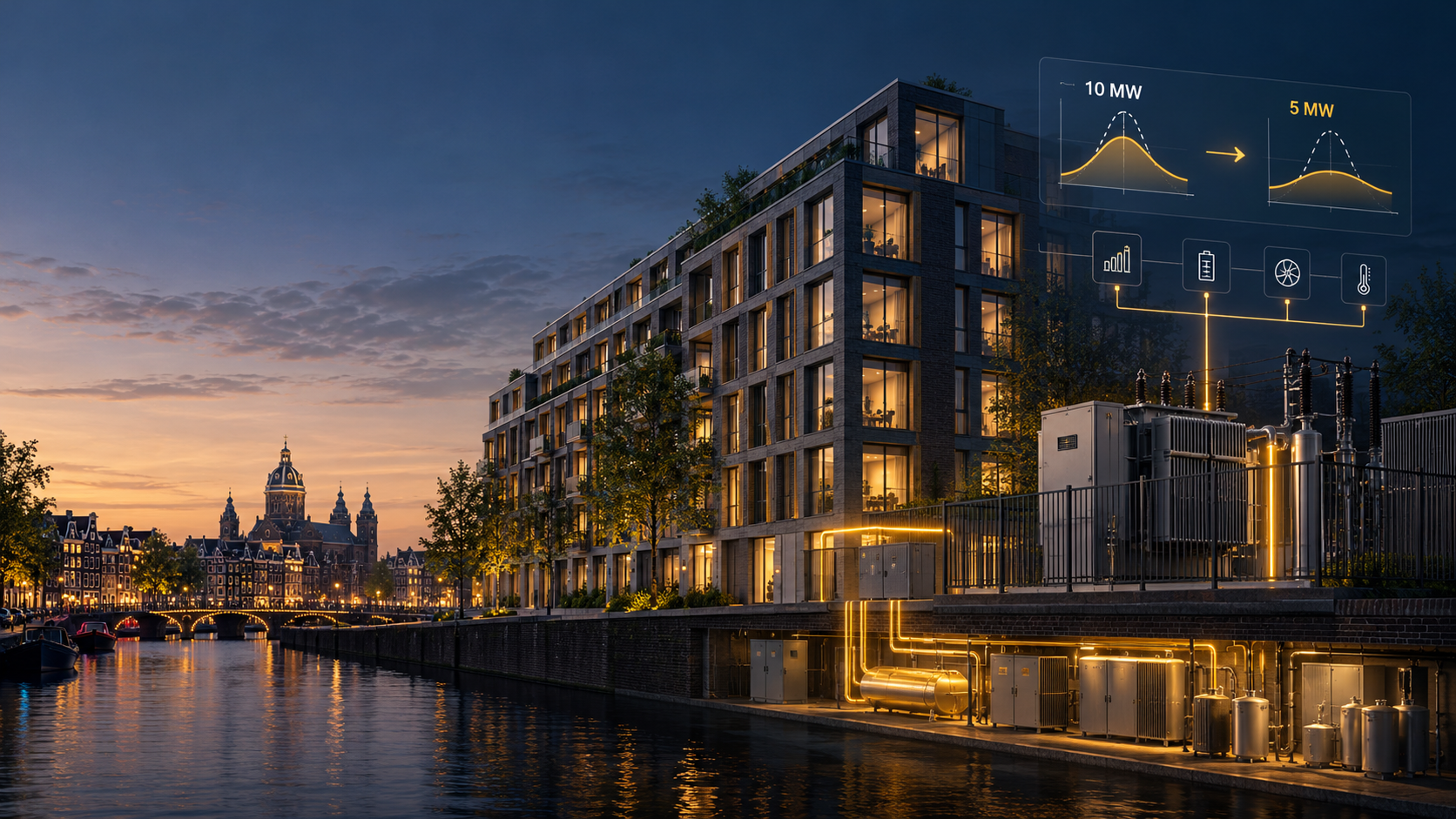 From 10 MW to 5 MW: how we got a project in Amsterdam permitted despite grid congestion
